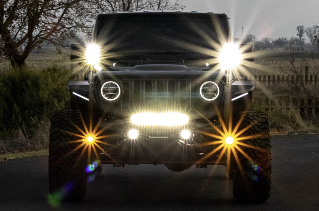 Jeep JL / JT Steerable Knuckle Pod Light Mounts (2018+ Gladiator/Wrangler) By Gatekeeper Off-Road