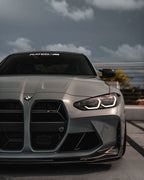 BMW 3 Series M3 G80 M4 G82 CSL Style Carbon Fiber Front Grille (2021 - 2023)