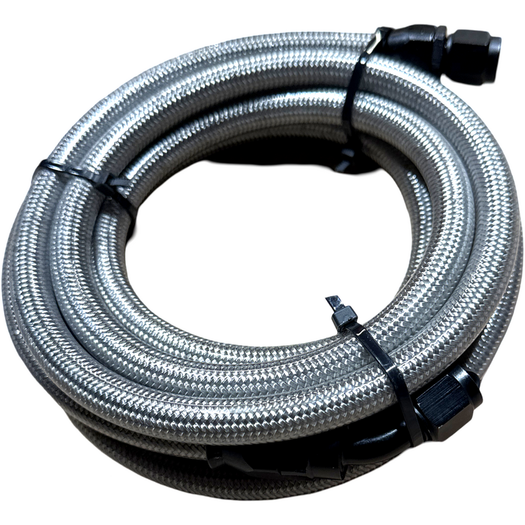 92-95 Civic 2dr Coupe Replacement Stainless Steel Fuel Feed Line Tank to Filter - Bull Boost Performance