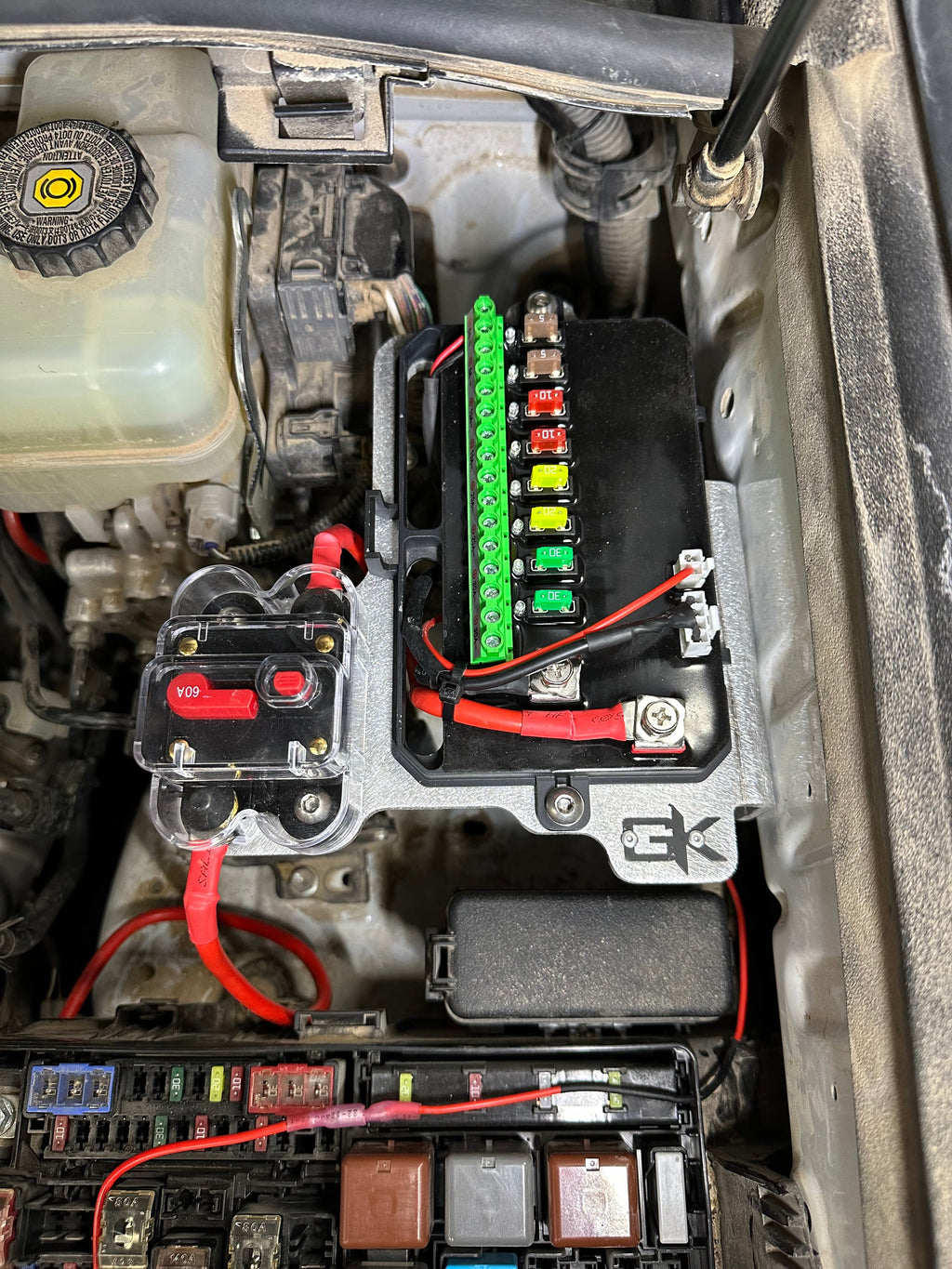 2010-2024 Toyota 4Runner Auxbeam Engine Bay Controller Mount By Gatekeeper Off-Road