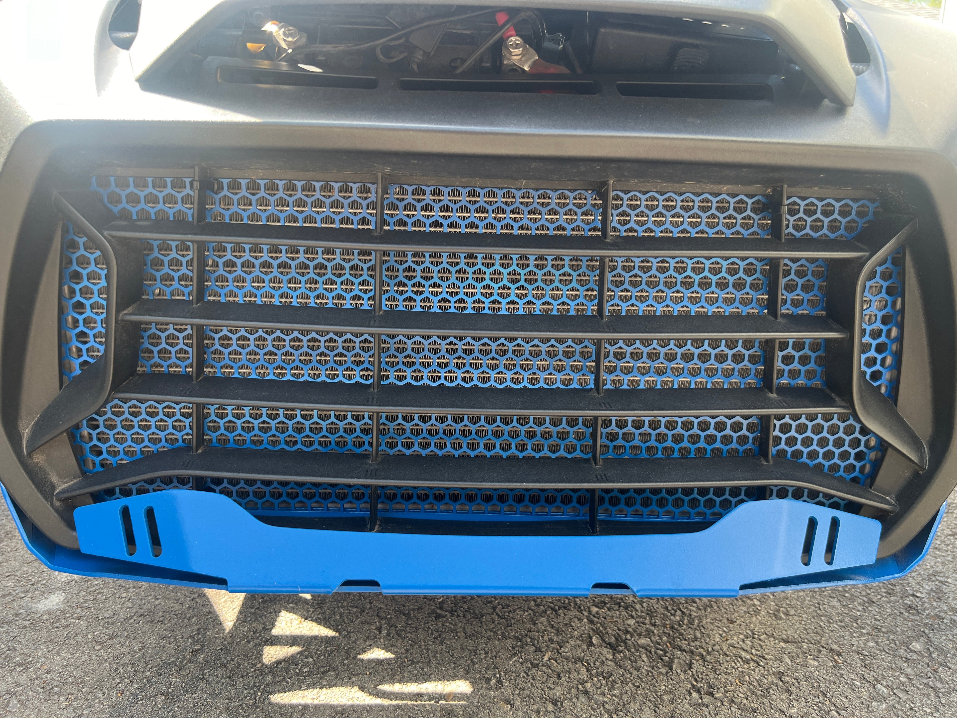 Can am Ryker Aluminum Honeycomb Radiator grill by RLS Exhaust