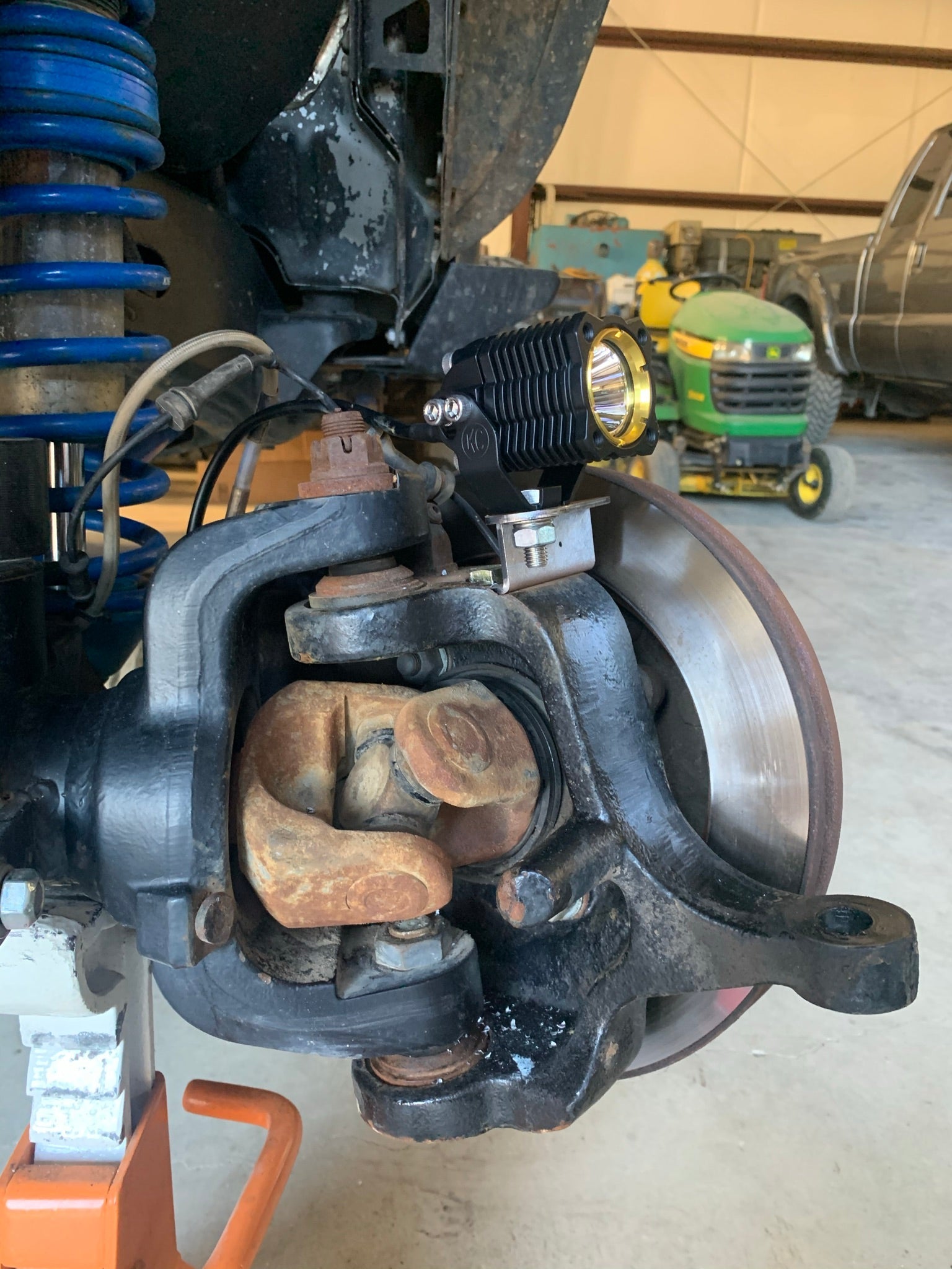 Currie Rock Jock  Dana 60/70 Steerable Knuckle Pod Light Mounts for High Steer By Gatekeeper Off-Road