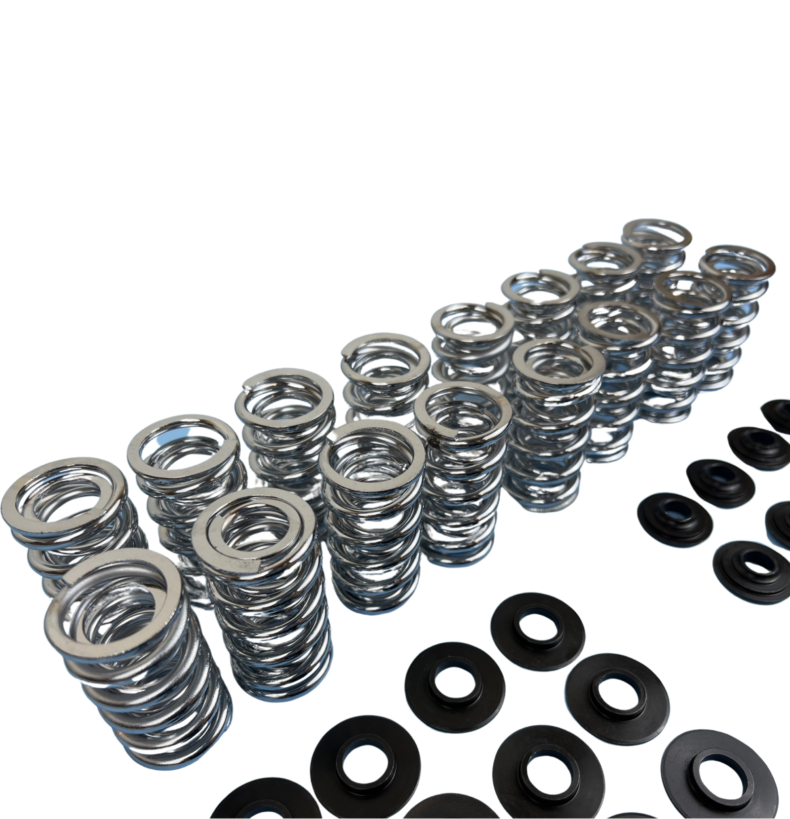 Dual Spring Kit .660" 660 Steel Titanium Retainers for Chevrolet Camaro Corvette for LS1 LS2 LS3 LQ4 LS4 LS6 L76 L92 L99 LQ9 L33 LSA LS - Bull Boost Performance