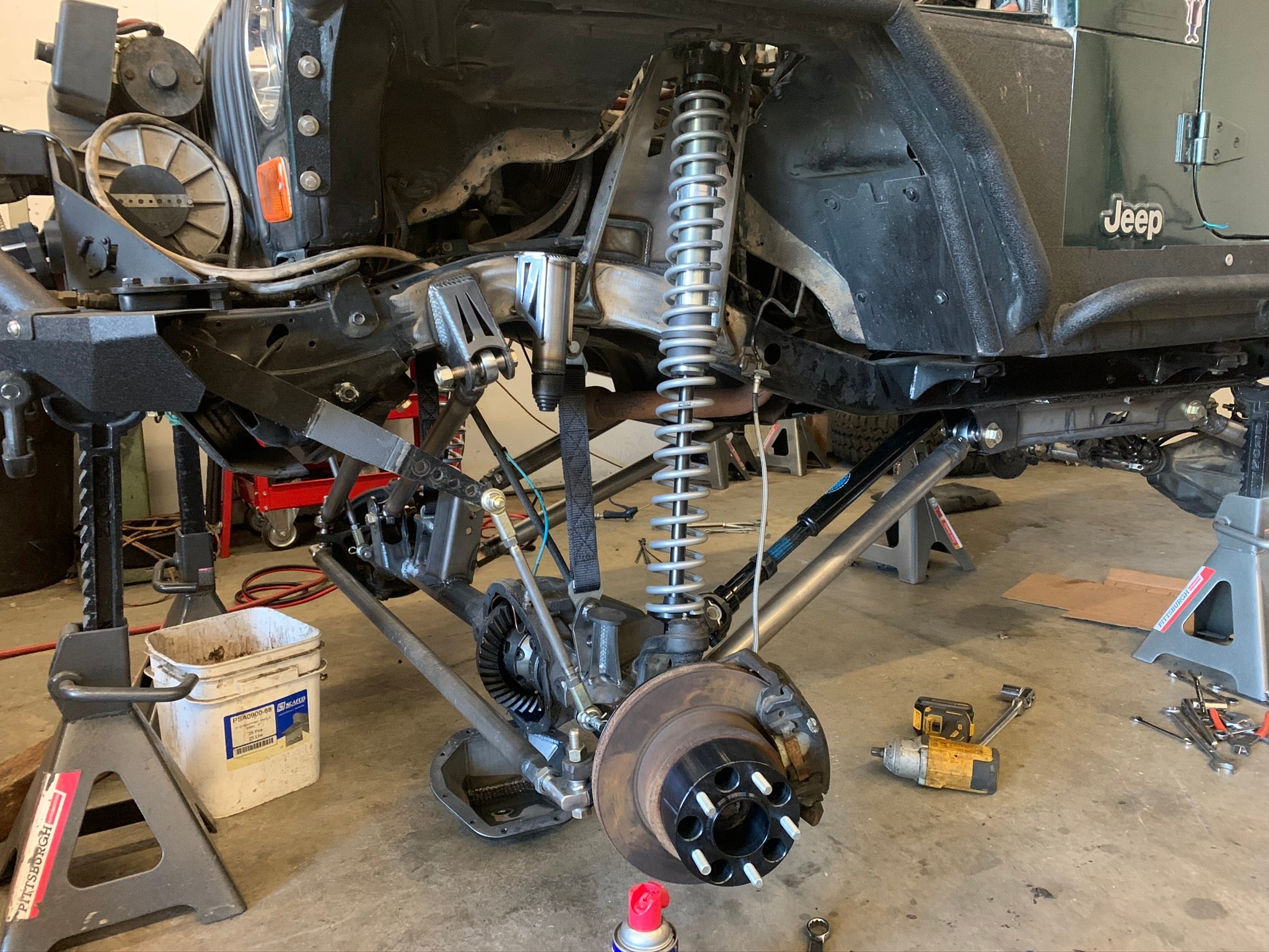 Notched Coil Over Shock Towers Pair DIY Pair 15 Degree Lean By Gatekeeper Off-Road