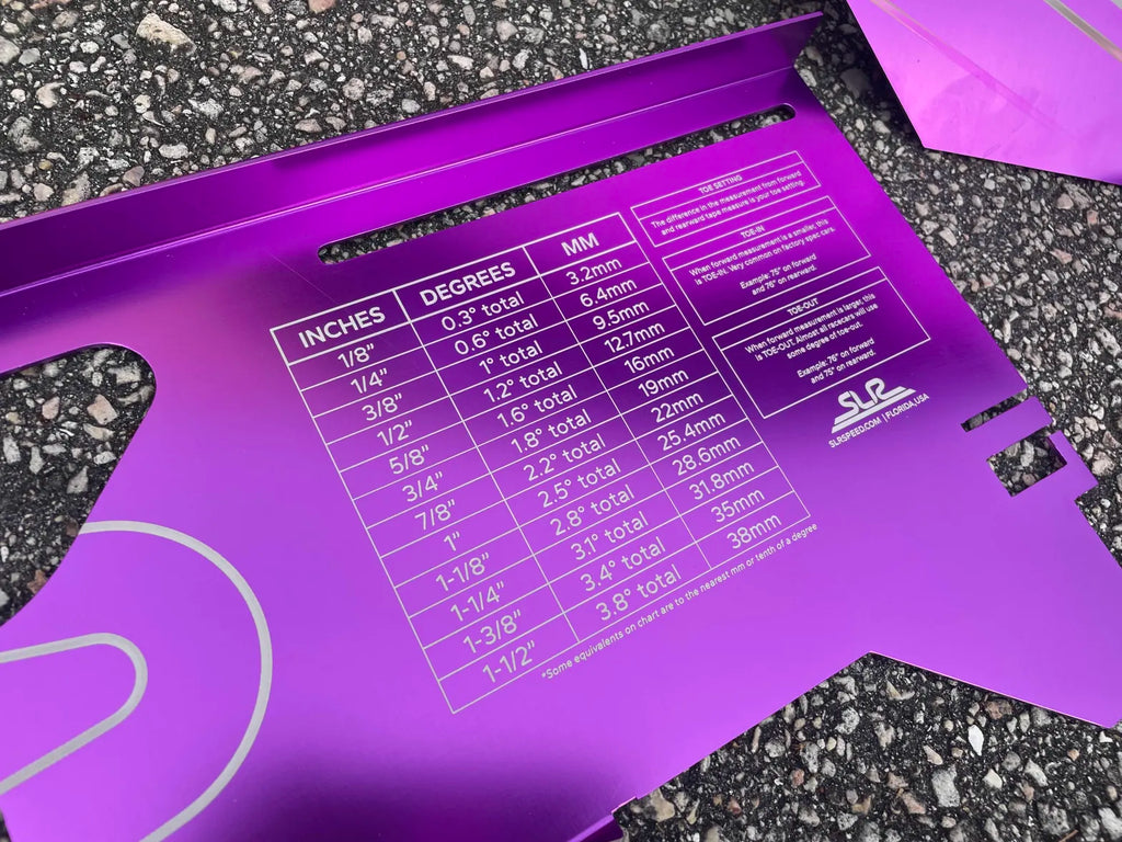 SLR Alignment Plates for Racing & Drifting By SLR Speed