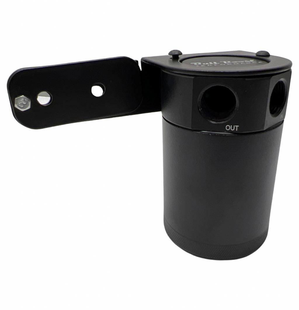 Universal Performance Oil Catch Can 2 Port -10AN + Mounting Bracket Kit Turbo V2 - Bull Boost Performance