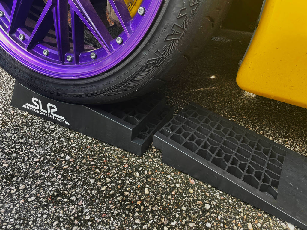 SLR Low Clearance Car Ramps - Split-Style for Easy Jacking By SLR Speed