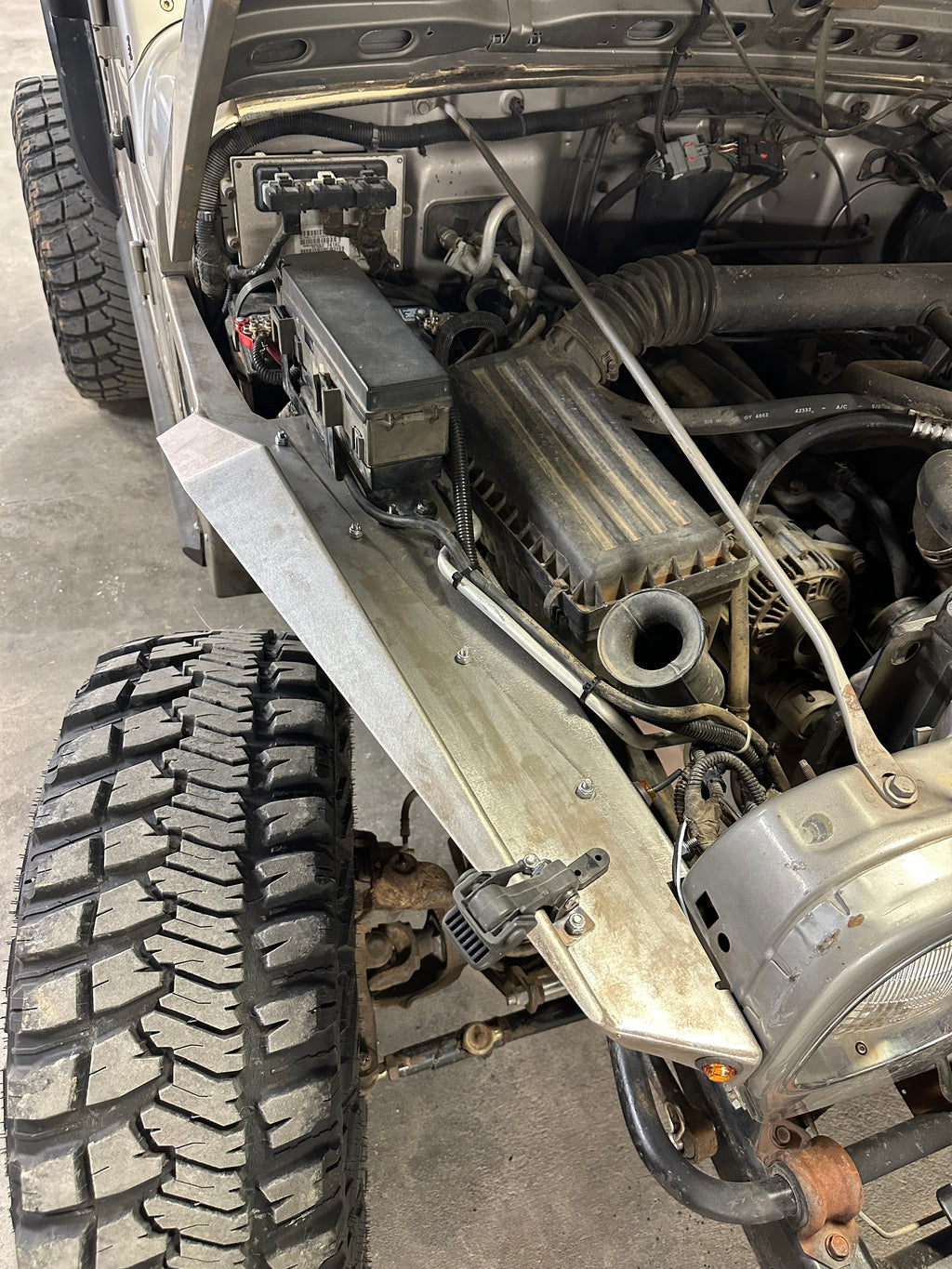 Diamond Series High Clearance Front Fenders for Jeep TJ Wrangler By Gatekeeper Off-Road