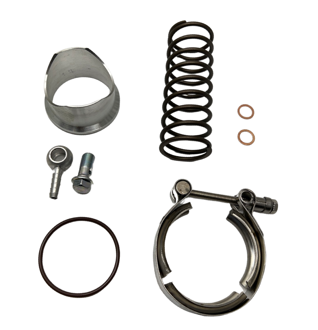 Q BV50 Stye BLACK 50mm Blow off Valve BOV 6PSI + 18PSI Springs PERFORMANCE - Bull Boost Performance