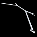 Half Front Chassis Brace for Subaru WRX STI 15-21 Reinforcement Bar - Bull Boost Performance