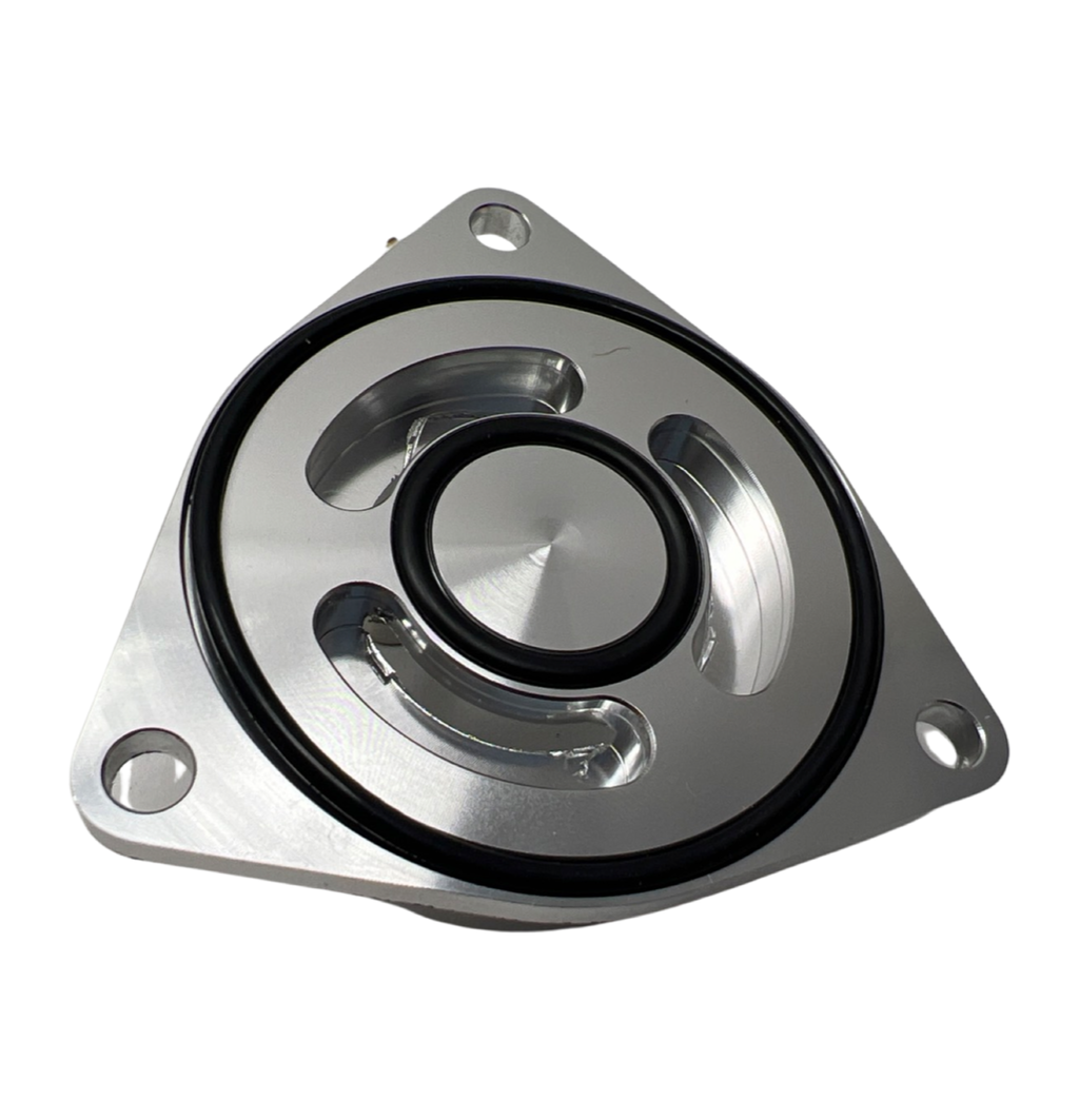 Billet Flange SSQV BOV Adapter Flange For HKS 10-14 Hyundai Genesis Coupe 2.0T - Bull Boost Performance