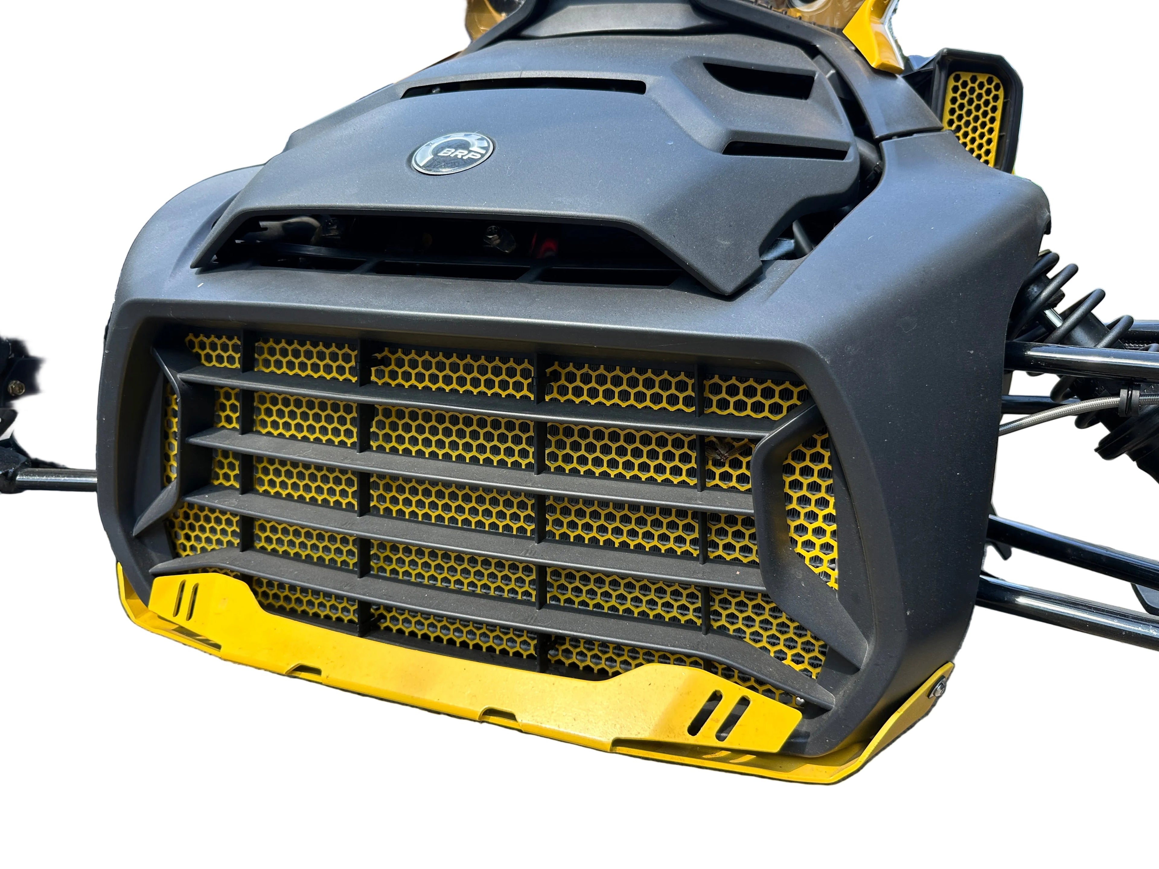 Can am Ryker Aluminum Honeycomb Radiator grill by RLS Exhaust