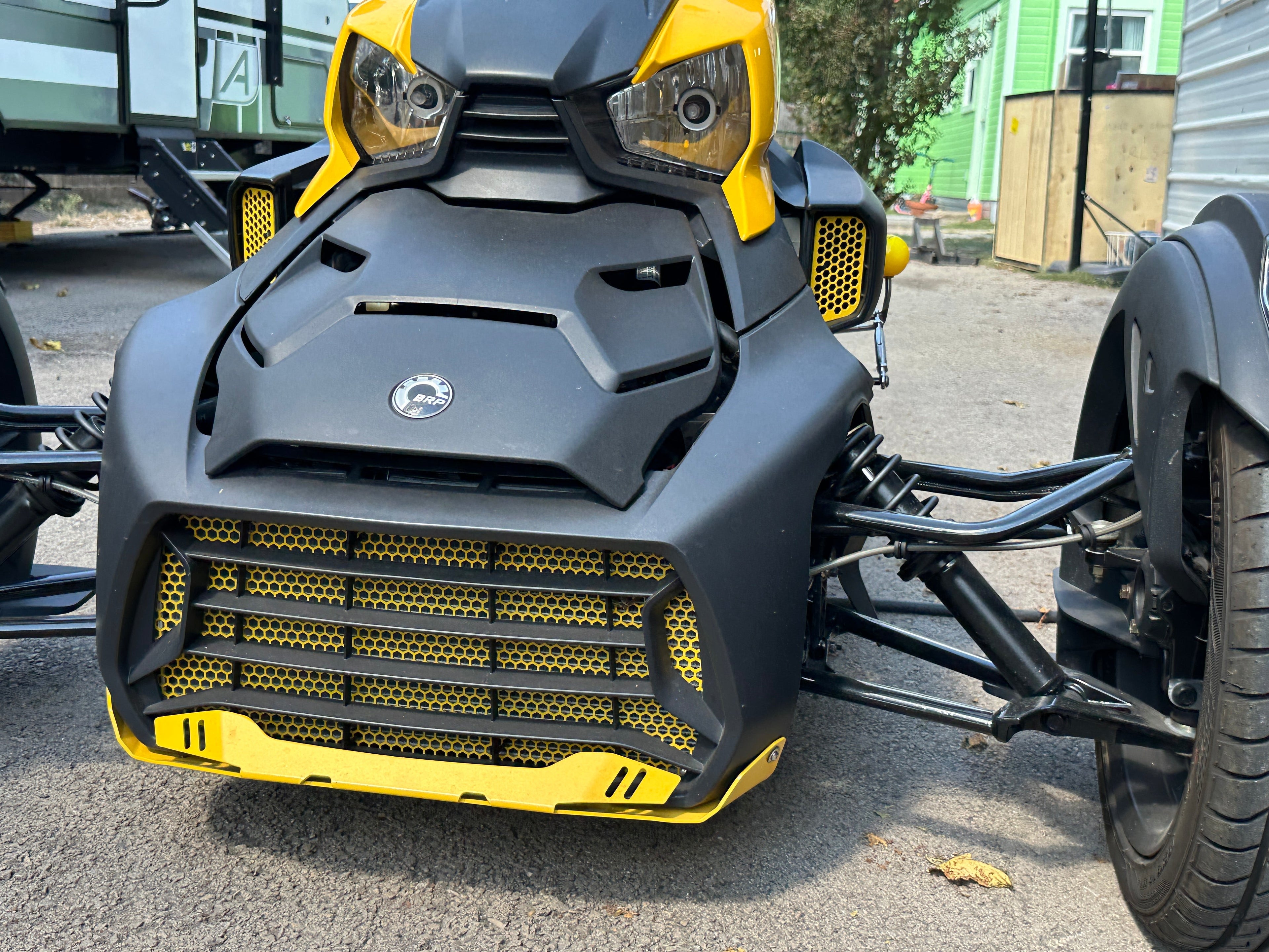 Ryker Skid Plate, Radiator Protection Grill and Air Vent Grill Kit - Choose Your Color by RLS Exhaust