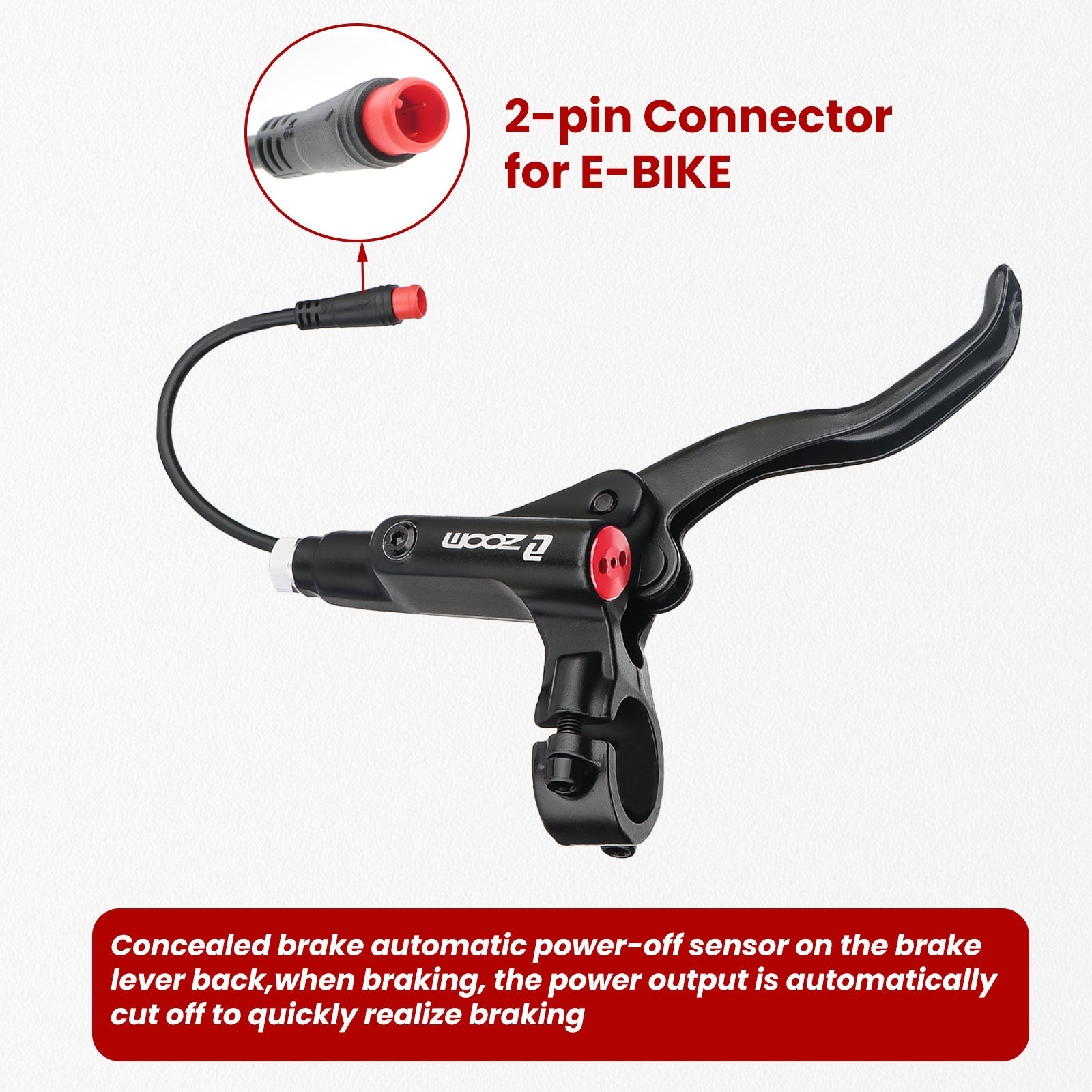 ZOOM HB-875E/876E Right Rear Hydraulic Disc Brake