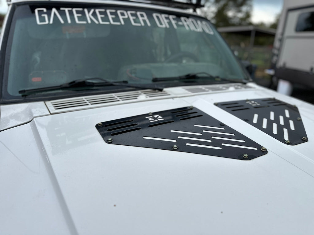 1984-2004 Jeep Cherokee Grand Cherokee XJ ZJ WJ Universal Hood Vents By Gatekeeper Off-Road