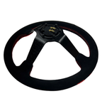 Rising Sun Suede Steering Wheel Hub Adapter Kit For BMW E46 M3 316 318 320 323 325 328 330 Mini Cooper - Bull Boost Performance