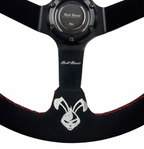 Rising Sun 350mm Steering Wheel + Short Hub Adapter Kit For Mustang Focus Fiesta Mazda - Bull Boost Performance