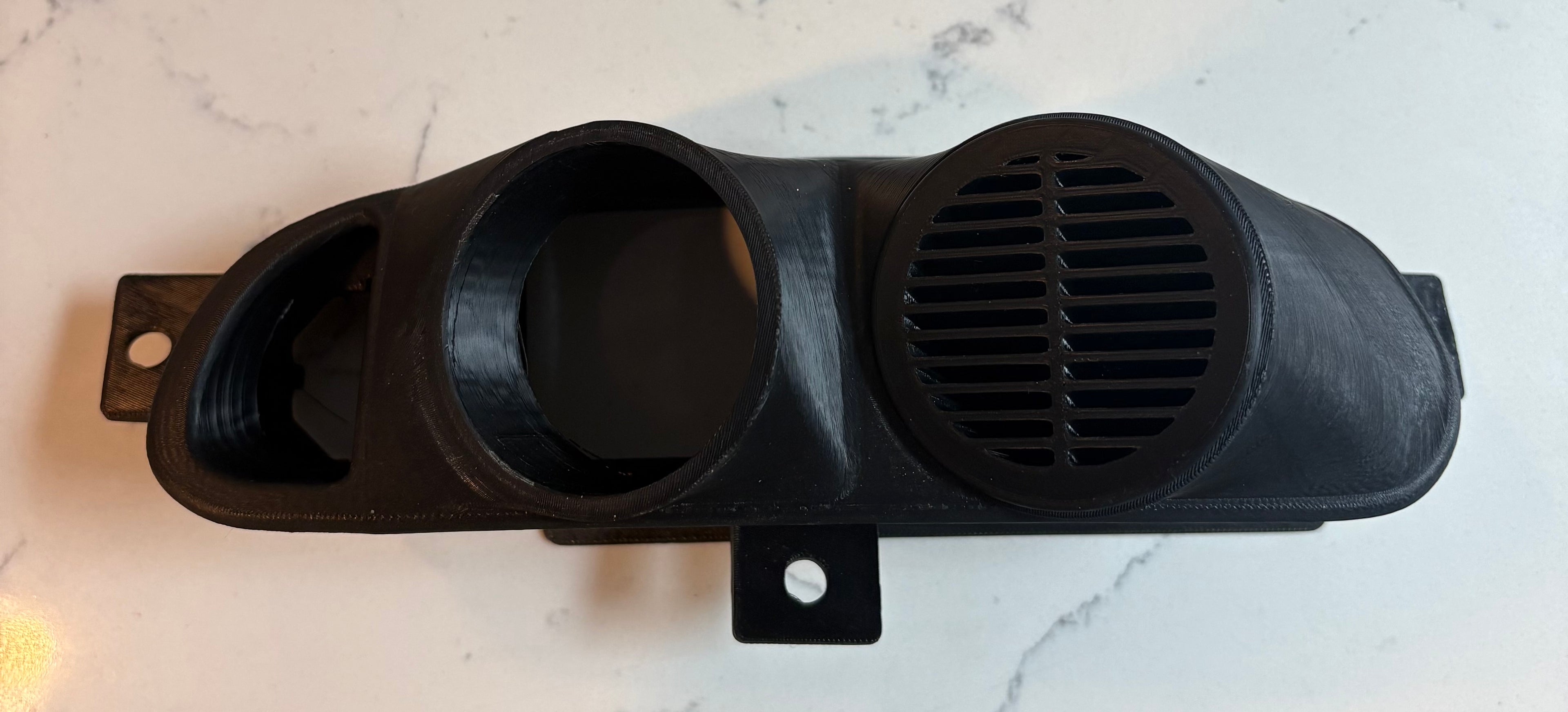 Corvette C5 Center Vent Gauge Pod for Dual 2 1/16" Gauges  by FI Performance