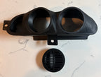 Corvette C5 Center Vent Gauge Pod for Dual 2 1/16" Gauges  by FI Performance