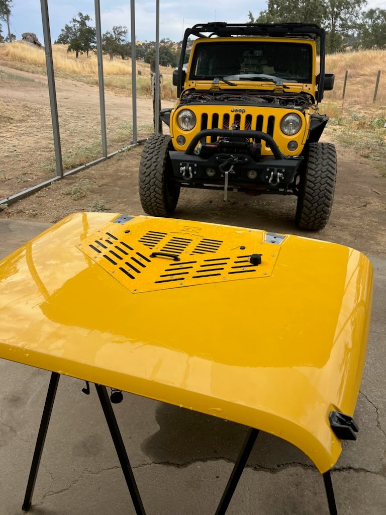 Hood Vent Kit for Jeep JK Wrangler (2007-2018) By Gatekeeper Off-Road