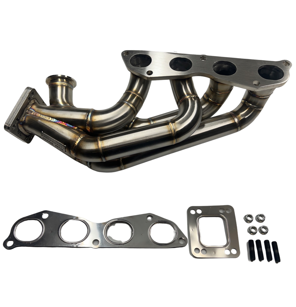 K Series Sidewinder Manifold K20 K24 T4 .82 Dual Ball Bearing Turbo K Swap Kit EG EK Civic Integra DC2 RSX EP3 - Bull Boost Performance