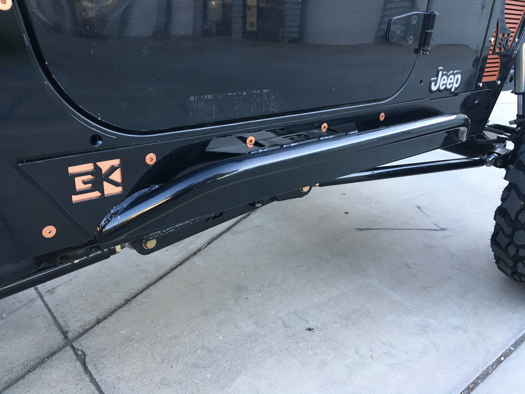 Diamond Series Rock Sliders for Jeep TJ Wrangler By Gatekeeper Off-Road