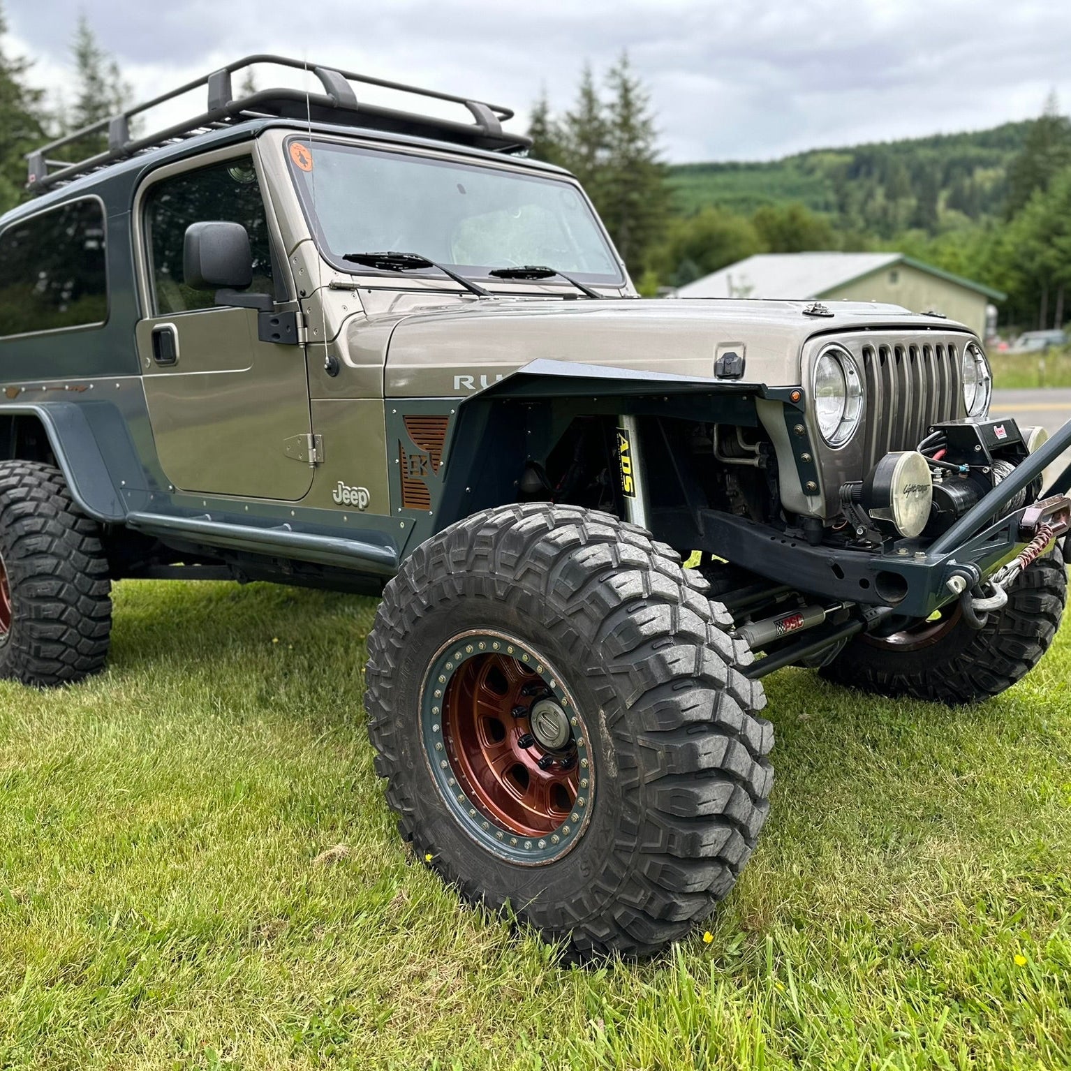 Diamond Series High Clearance Front Fenders for Jeep TJ Wrangler By Gatekeeper Off-Road
