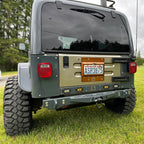 Rear Diamond Series Stubby Bumper for Jeep TJ Wrangler By Gatekeeper Off-Road
