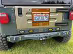 Rear Diamond Series Stubby Bumper for Jeep TJ Wrangler By Gatekeeper Off-Road