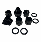 Billet Twin Dual Bosch 044 380lph AEM Fuel Pump Outlet Manifold Mounting Bracket - Bull Boost Performance