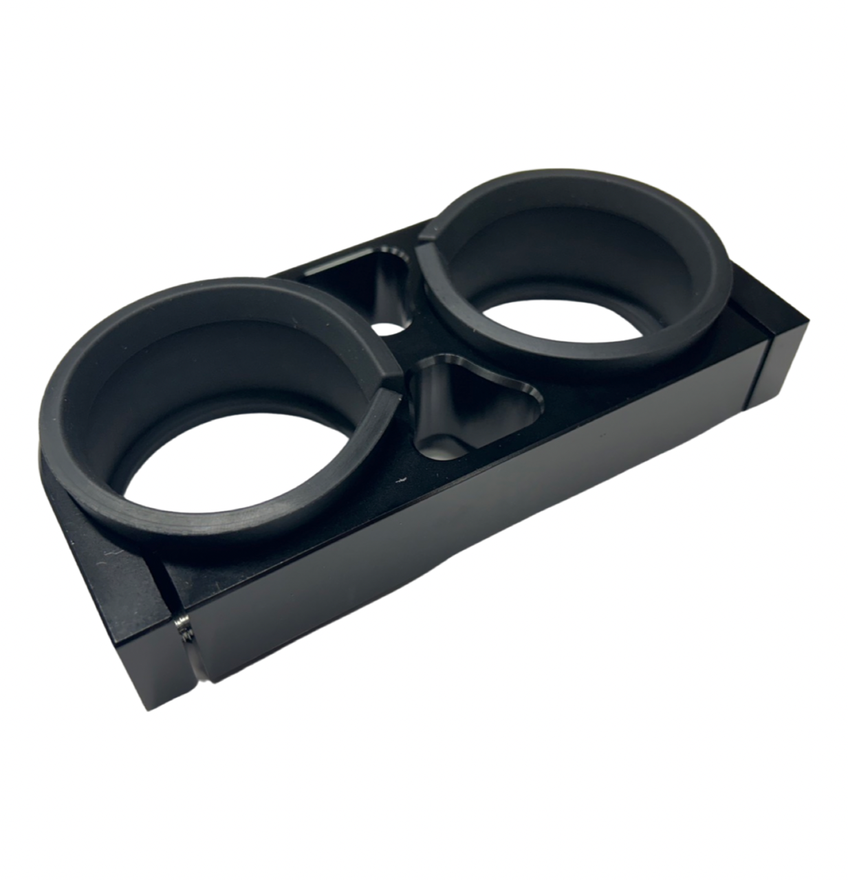 Billet Twin Dual Bosch 044 380lph AEM Fuel Pump Outlet Manifold Mounting Bracket - Bull Boost Performance