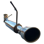 Dual Stainless Axle-Back Exhaust Muffler System Kit 13-14 Ford Mustang GT 5.0L - Bull Boost Performance