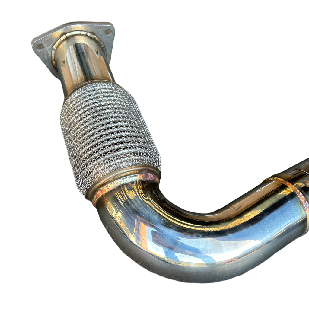 Catback Exhaust for 20-24 Chevrolet Corvette C8 Burnt Tips 6.2L V8 Mandrel 304SS - Bull Boost Performance