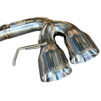 Exhaust for Chevrolet Corvette C8 2020+ Polish Tips 6.2L V8 3" Catback Exhaust - Bull Boost Performance