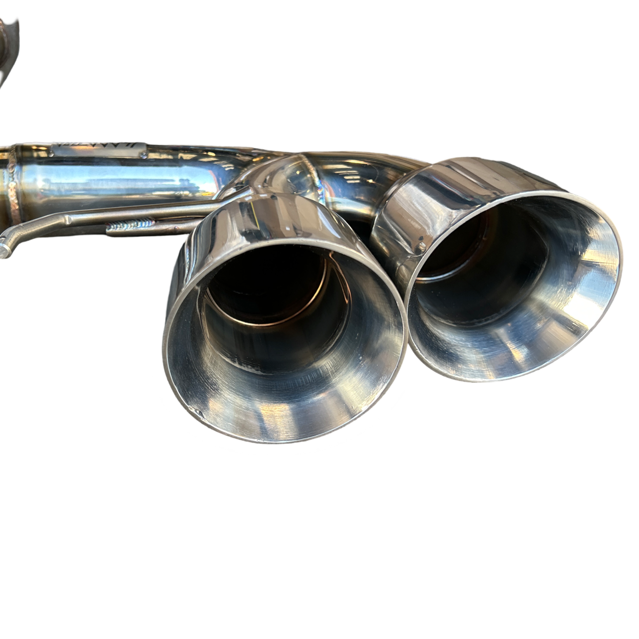Catback Exhaust for 20-24 Chevy Corvette C8 Polished Tips 6.2L V8 Mandrel 304SS - Bull Boost Performance