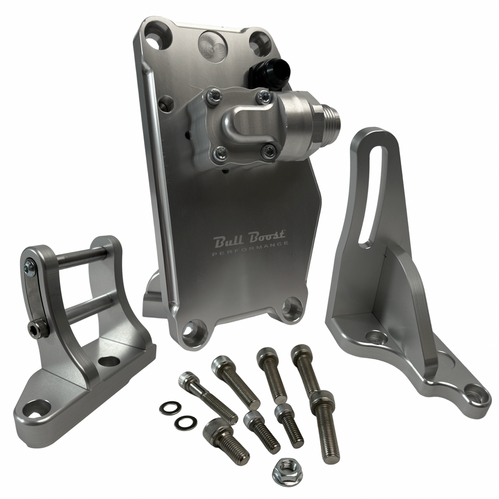 Billet K20 K24 K Series Electric Water Plate Kit Alternator Brackets Fittings - Bull Boost Performance