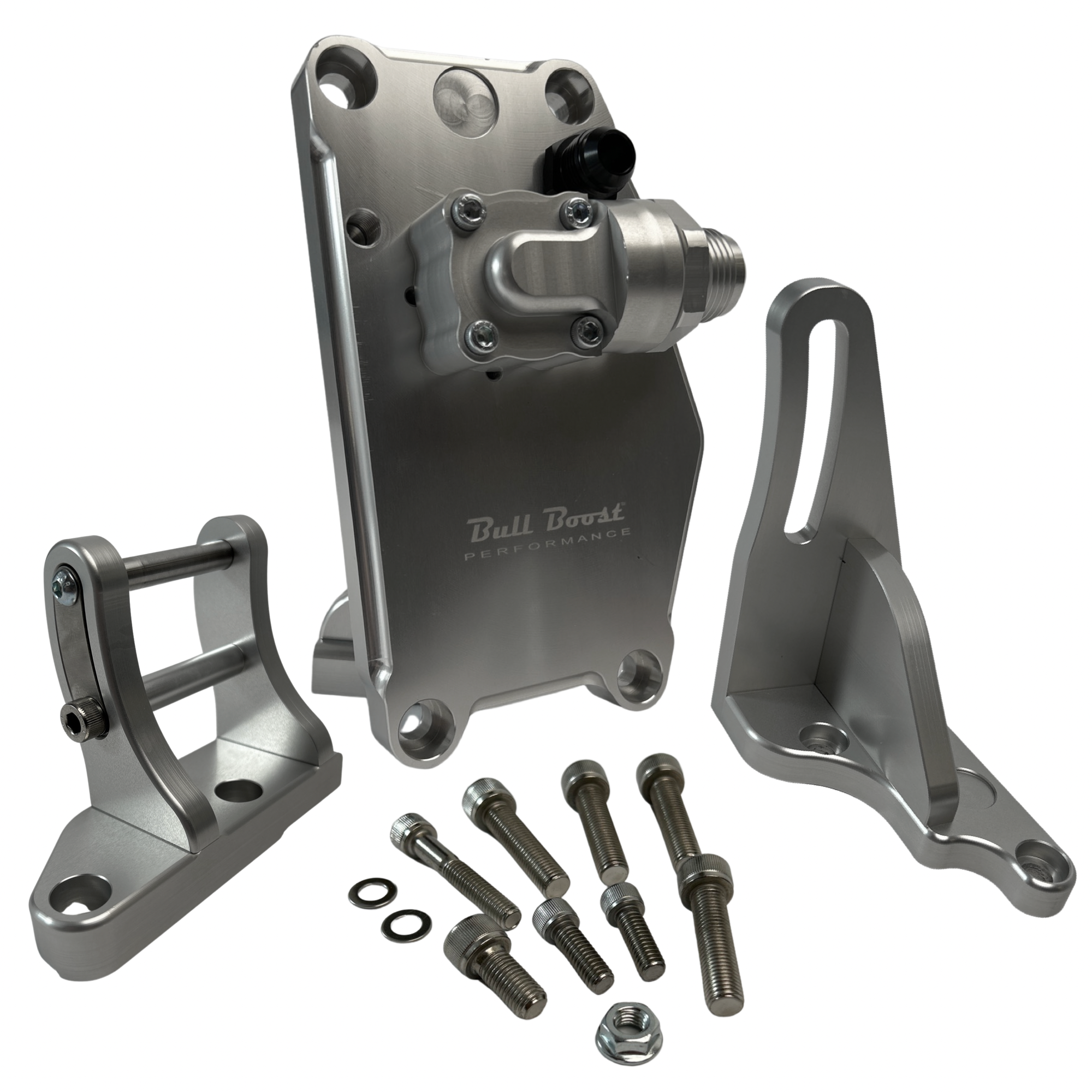 Billet K20 K24 K Series Electric Water Plate Kit Alternator Brackets Fittings - Bull Boost Performance