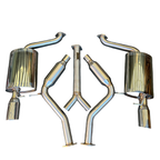 3" Stainless Dual Catback Exhaust Muffler For 92-00 SC300 SC 300 Soarer - Bull Boost Performance