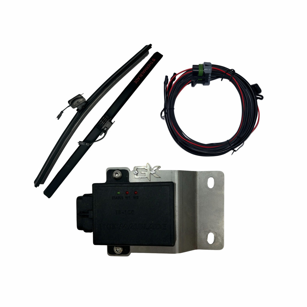 Toyota FJ80 Heated Wiper Blades with Installation Bracket By Gatekeeper Off-Road
