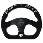Quadro Flat Steering Wheel + Hub Adapter for Toyota Chaser KE70 AE71 AE82 AE86 Supra Corolla - Bull Boost Performance