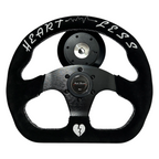 Quadro Style Steering Wheel + Short Hub Adapter Kit For Mustang Focus Fiesta Mazda - Bull Boost Performance