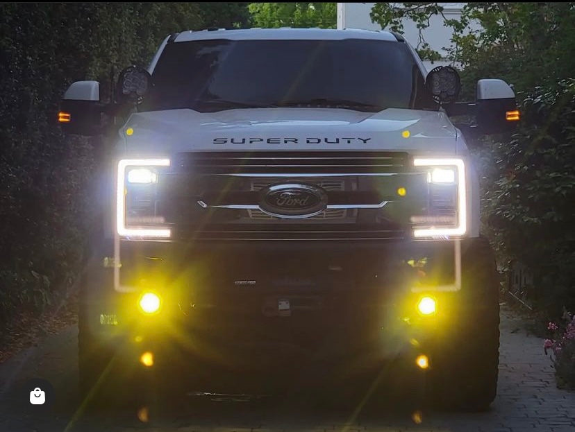 Ford Super Duty Steerable Knuckle Pod Light Mounts (2017-2022) By Gatekeeper Off-Road