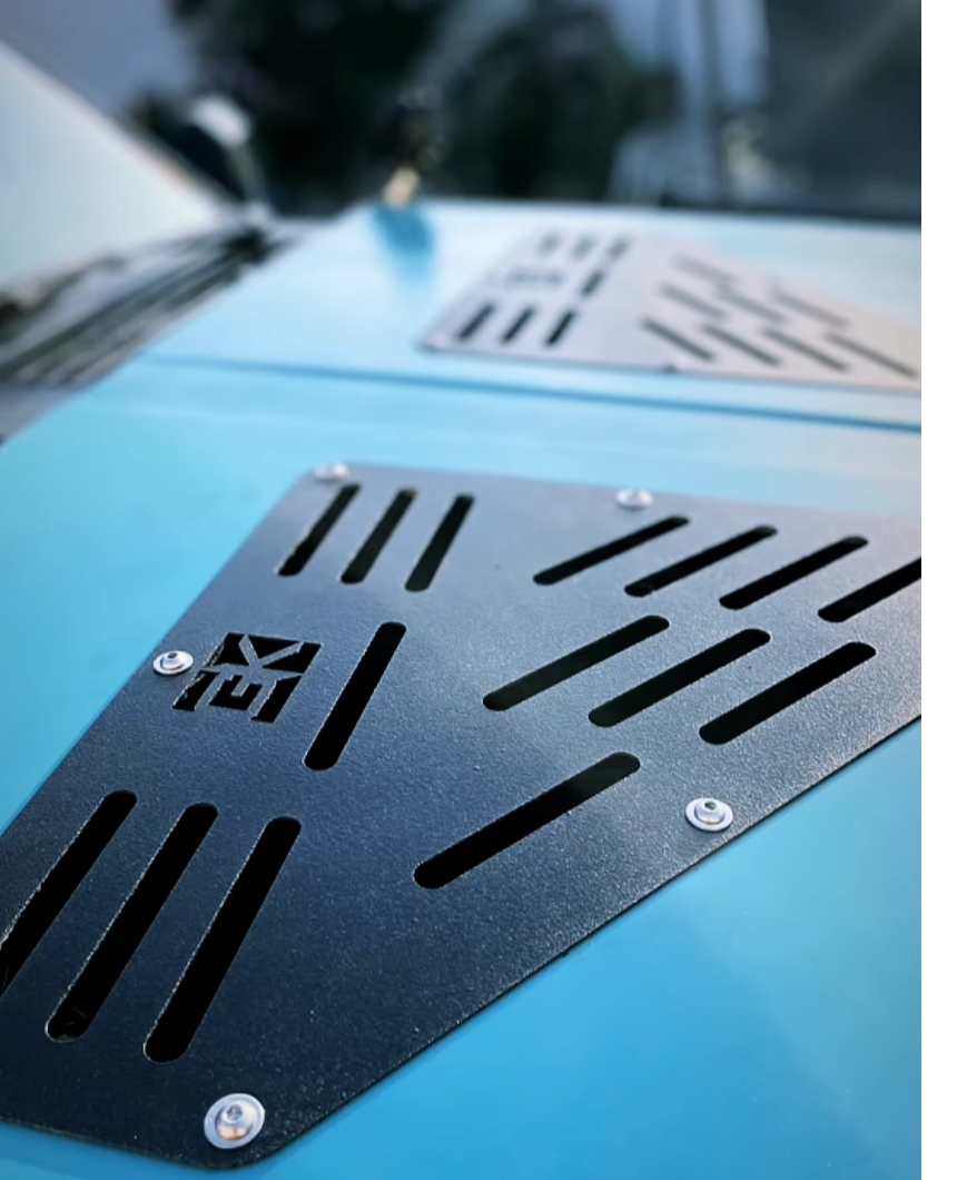 1984-2004 Jeep Cherokee Grand Cherokee XJ ZJ WJ Universal Hood Vents By Gatekeeper Off-Road