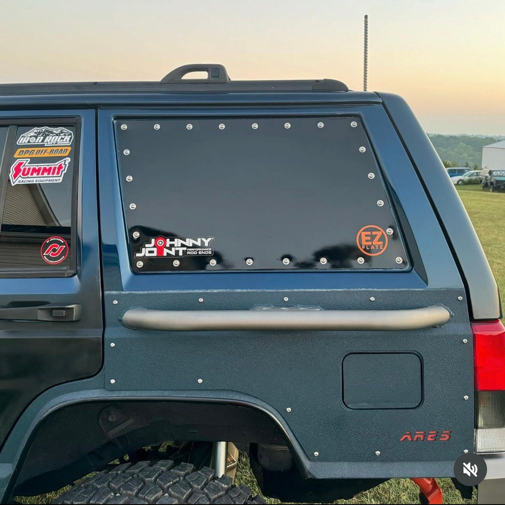 1984-2001 Jeep Cherokee XJ Molle Panel Rear Window Replacement Kit By Gatekeeper Off-Road