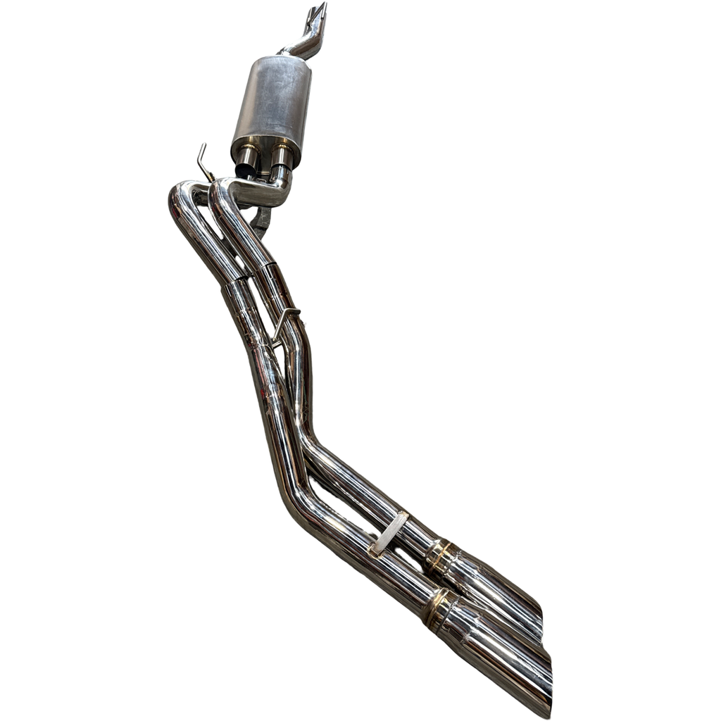 Stainless Dual 3" CatBack Exhaust Muffler System 15-22 Ford F150 5.0L V8 Truck - Bull Boost Performance