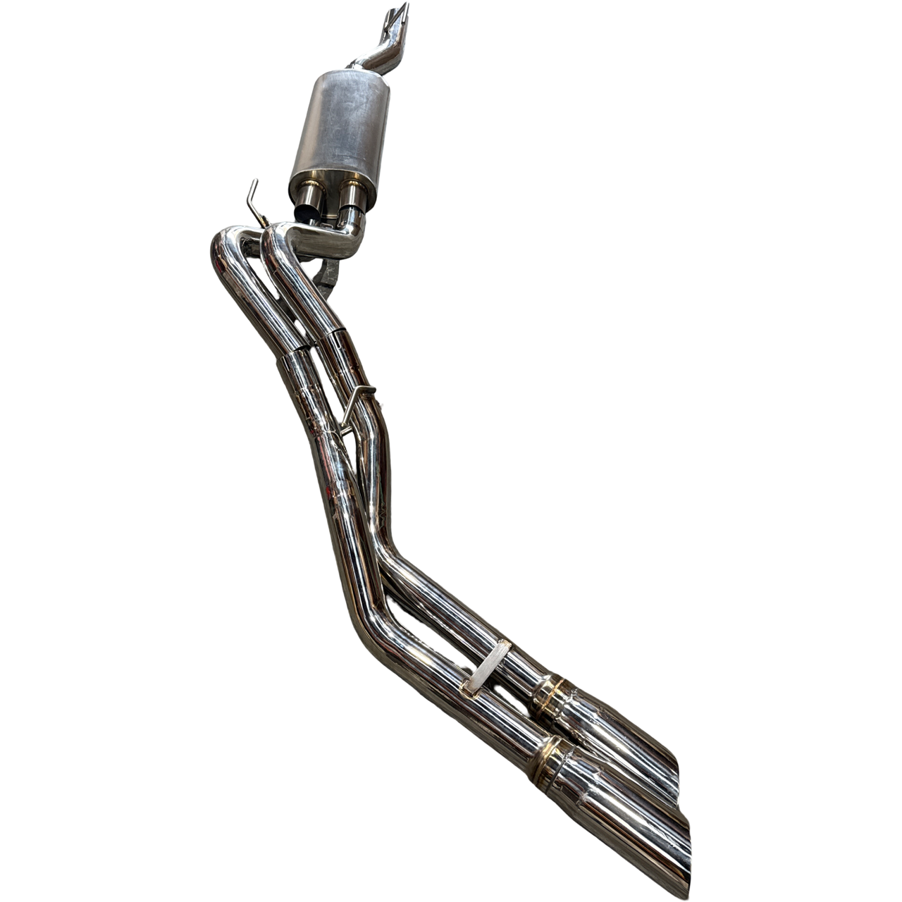 Stainless Dual 3" CatBack Exhaust Muffler System 15-22 Ford F150 5.0L V8 Truck - Bull Boost Performance