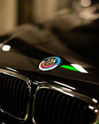 BMW Roundel Emblem Covers - Full Carbon Fiber 50th Anniversary Style