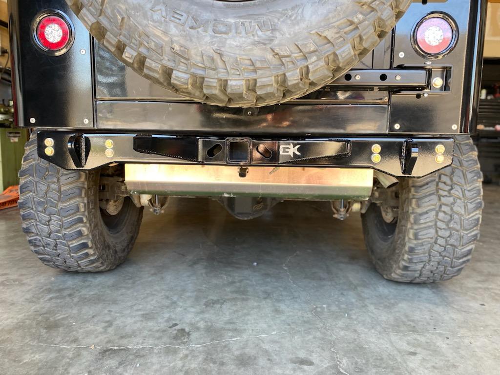 Rear Diamond Series Stubby Bumper for Jeep TJ Wrangler By Gatekeeper Off-Road