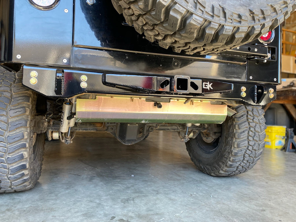 Rear Diamond Series Stubby Bumper for Jeep TJ Wrangler By Gatekeeper Off-Road