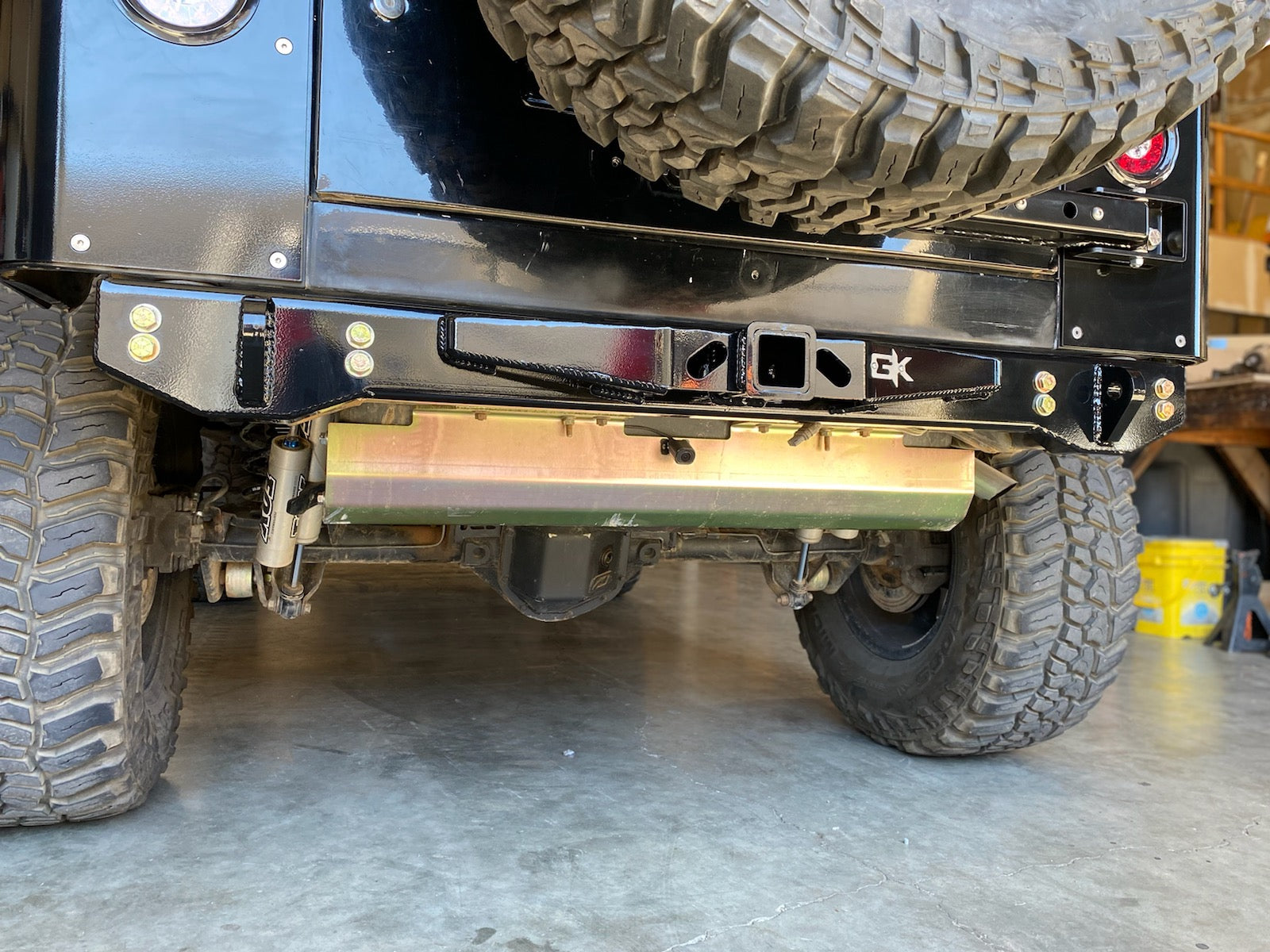Rear Diamond Series Stubby Bumper for Jeep TJ Wrangler By Gatekeeper Off-Road